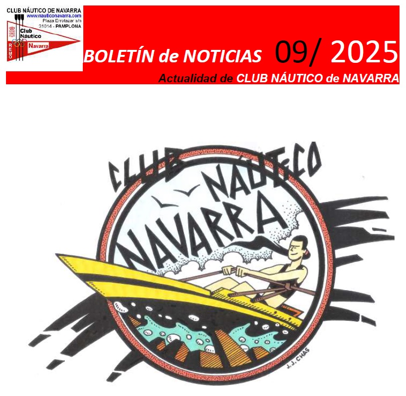 Bolet&iacute;n Noticias Club N&aacute;utico de Navarra 09/2025